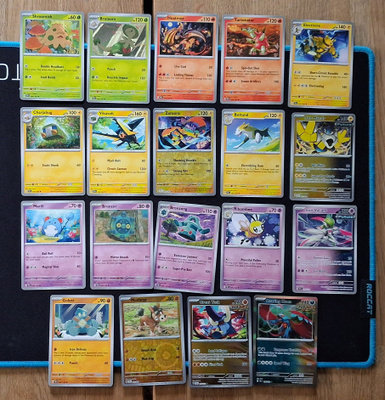 Pokemon kortit 19kpl (#164 Temporal Forces)