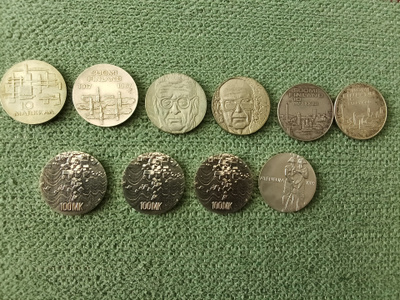 10. KPL.  SUOMI. JUHLARAHAA. HOPEAA, MM  2 1967
