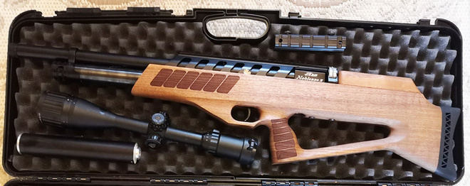 PCP-Ilmakivääri , Jkhan Noblesse Bulpup B, .25Cal./6.35mm