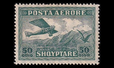 Albania 129 * Lentoposti 50 Q (1925)