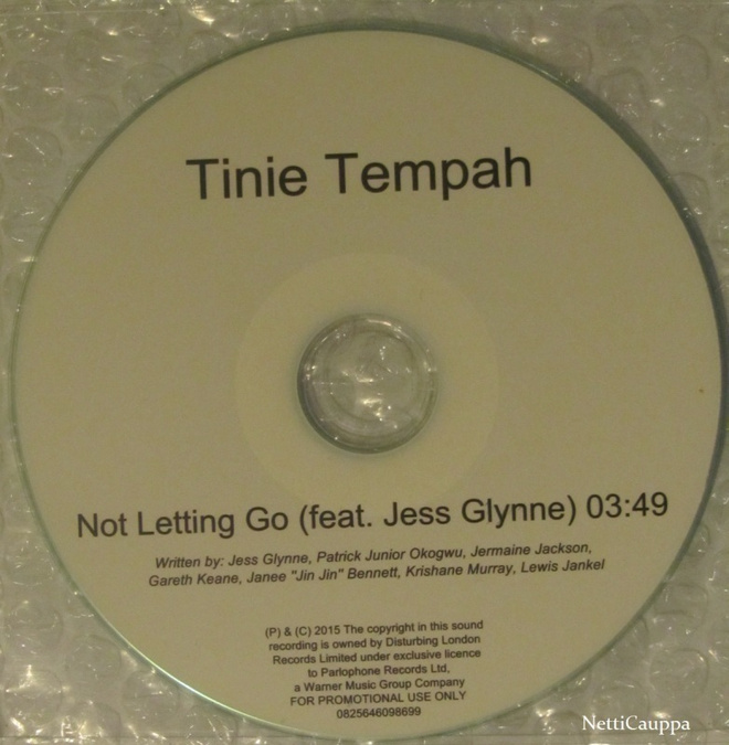 Tinie Tempah • Not Letting Go PROMO CDr-Single