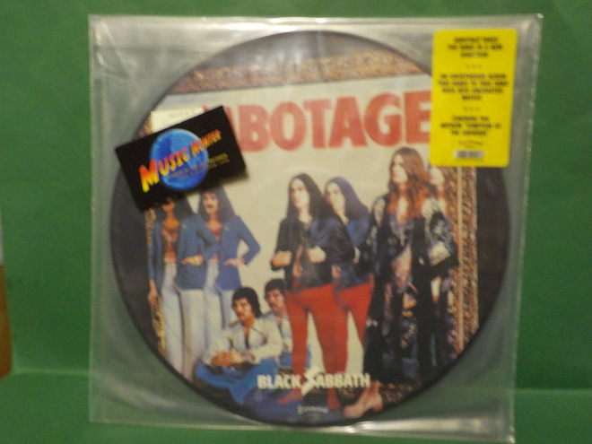 BLACK SABBATH - SABOTAGE M ITALIA 2000 PICTURE VINYL 12"