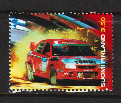2000 Tommi Mäkinen 3,50mk merkki leimaamattomana**