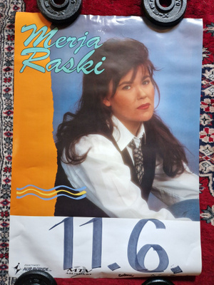 Merja Raski Keikkajuliste 7.  60×42cm