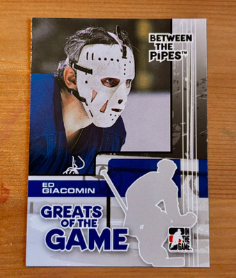 2007-08 Between The Pipes #88 Ed Giacomin