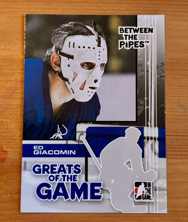 2007-08 Between The Pipes #88 Ed Giacomin