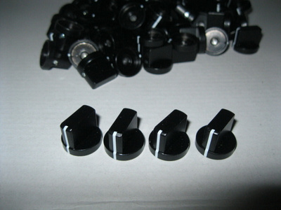 KIERTOKYTKIMEN / POTENTIOMET, NUPPI. METALLIA - UUSIA. 13kpl