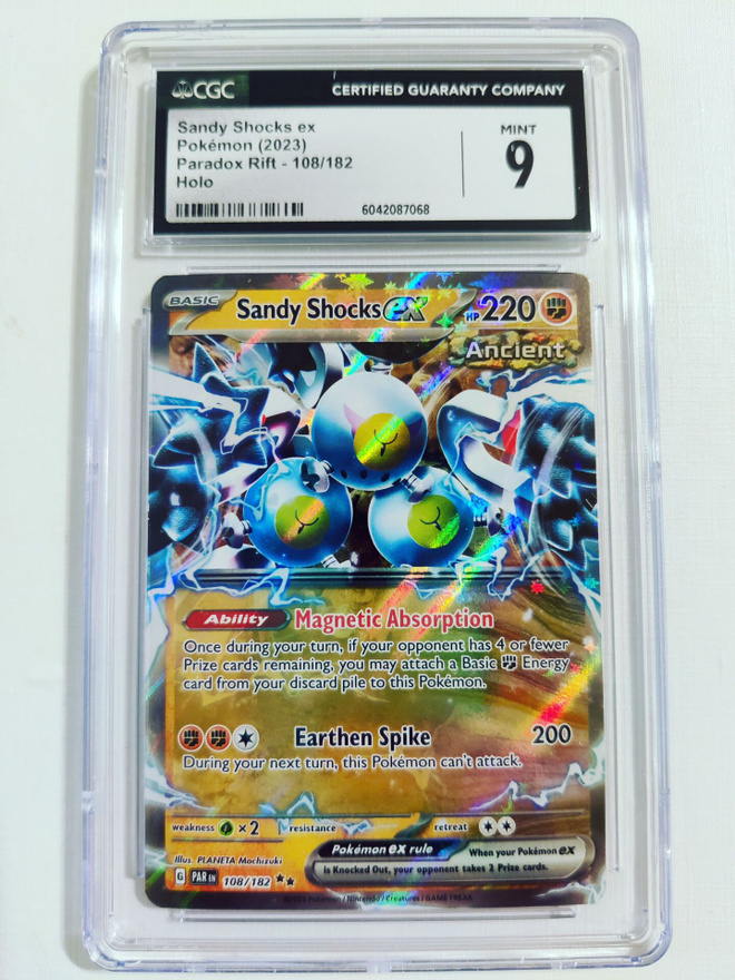 Sandy Shocks ex - Paradox Rift 108/182 Holo CGC 9