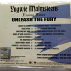YNGWIE MALMSTEEN Unleash the Fury PROMO CD - pikkukuva 3