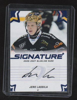 Jere Lassila Jyp Signapure RARE Blueline 2026-27