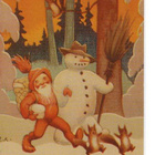 kortti ** Koivu Rudolf Joulu luonnossa - erilaisia - pikkukuva 1