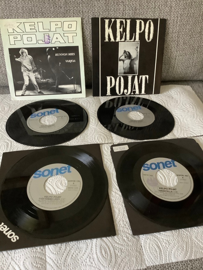 4 X KELPO POJAT  7"  PS (TARANTELLA...) (SINGLET)