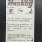 1989-90 Panini Hockey #102 Kari Takko - pikkukuva 2