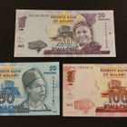 Malawi 20, 50, 100 Kwacha 2014-2021, P63-P65, UNC - pikkukuva 1