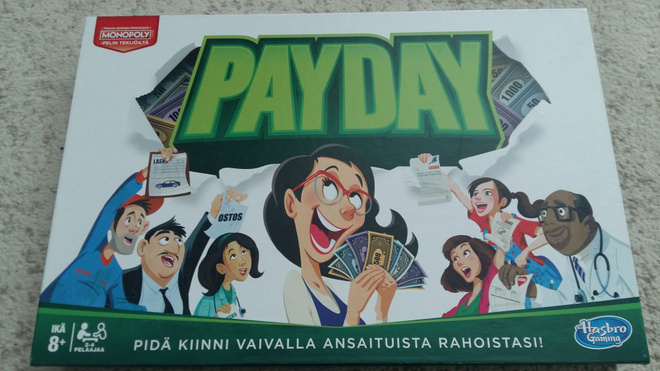 Payday ( Palkkapäivä ) - lautapeli, hyväkuntoinen ( Tactic )