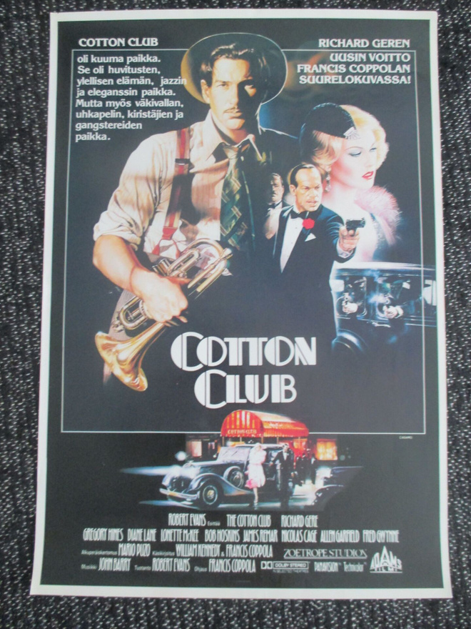 Cotton Club (Coppola, 1984) - vanha elokuvajuliste