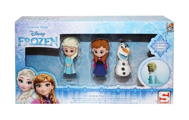 Frozen pyyhekumihahmot, UUSI paketti.