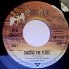 DAVE EDMUNDS :: SINGING THE BLUES / BOYS TALK :: VINYYLI 7" - pikkukuva 3