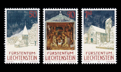 Liechtenstein 1050-2 ** Joulu (1992)