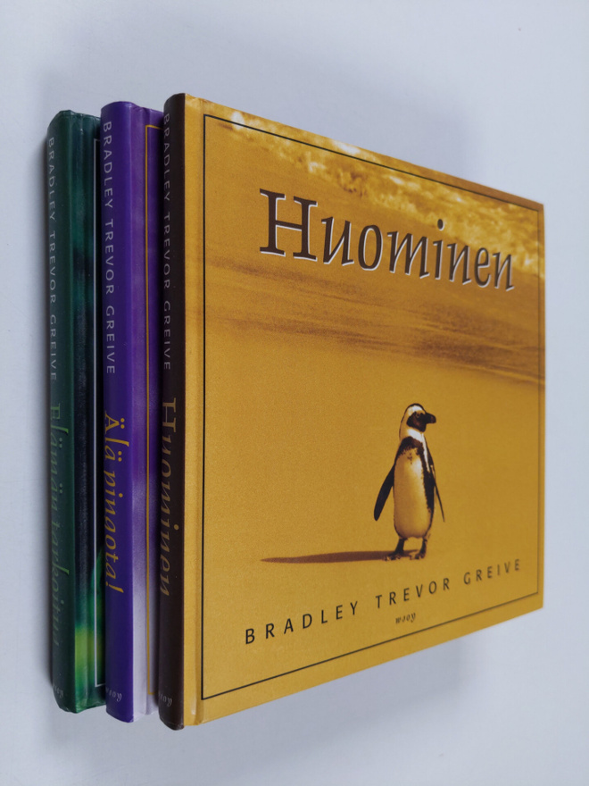 Bradley Trevor Greiver setti 3 kirjaa : Huominen ; Älä pi...