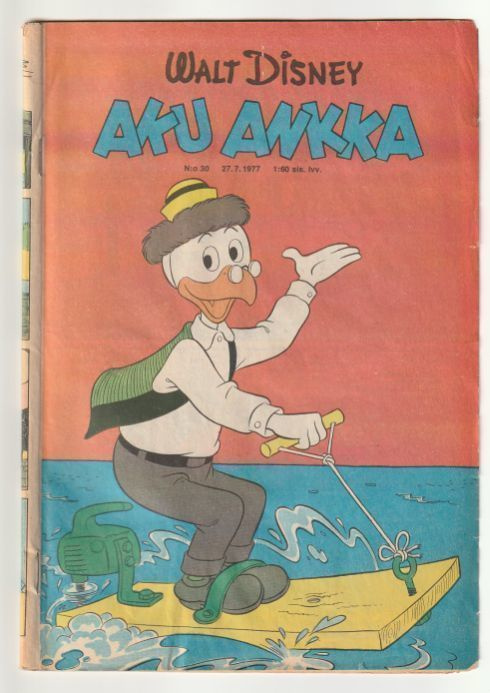 Aku Ankka 30/1977 - Milla Magian Monet Kasvot