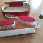 Vanha toiletti / ompelu setti, laukku - pikkukuva 3