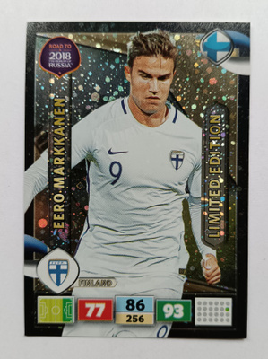 Panini Road To Russia 2018 Limited Edition Eero Markkanen