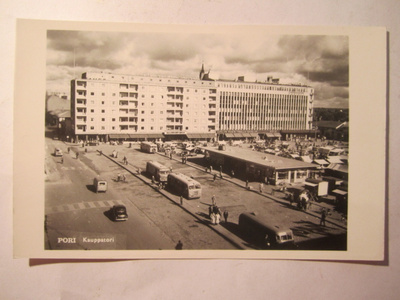 VANHA Postikortti Pori 1950-l Alkup.Mallikappale