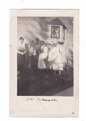 VANHA Valokuva Postikortti Sukeva Sonkajärvi 1921