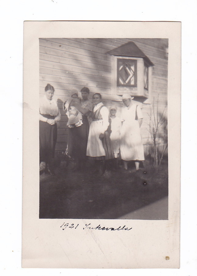 VANHA Valokuva Postikortti Sukeva Sonkajärvi 1921