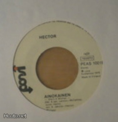 HECTOR koko hela maailma / ainokainen 45 -1979- ponsi