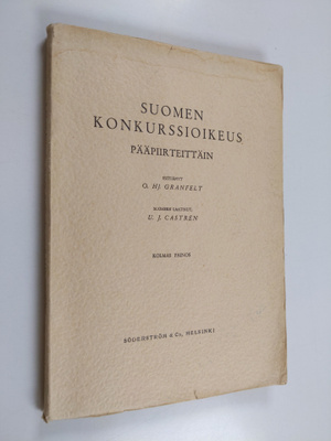 O. Hj Granfelt : Suomen konkurssioikeus pääpiirteittäin