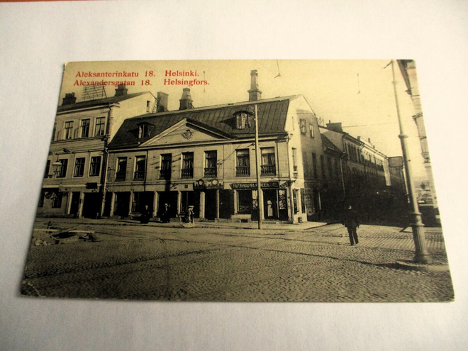 Helsinki Aleksanterinkatu 18 paperikauppa - 1910