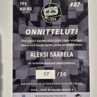Blueline 25-26 Aleksi Saarela signature rare - pikkukuva 2