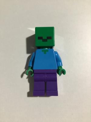 Lego minifiguuri - Minecraft - Zombie - Dark Purple Legs