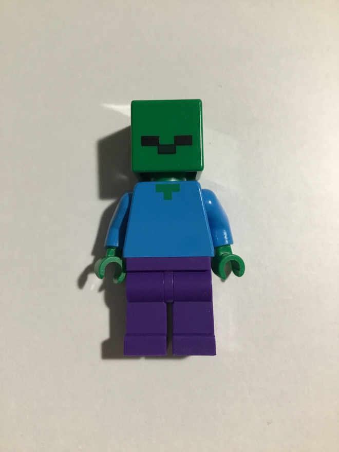 Lego minifiguuri - Minecraft - Zombie - Dark Purple Legs