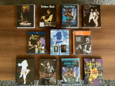 Jethro Tull DVD/Blu-ray kokoelma