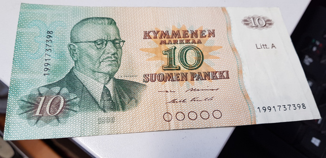10 mk 1980 litt A korvaava  1991737398 ale-pun   kl 4