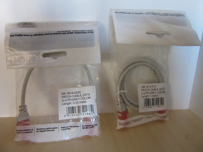 Digitus Cat6 verkkokaapelia 0,25/1m/2m/5m/15m/