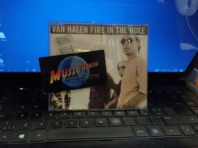 VAN HALEN - FIRE IN THE HOLE CD PROMO