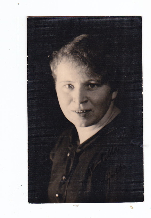 VANHA Valokuva Suomalainen Näyttelijä + Nimmari 1920-l