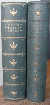 Goethe: Valitut teokset V - VI. Otava 1924-5.