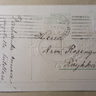 Konfirmaation ym. muistokortti, risti, kukkia p. 1917 - pikkukuva 2