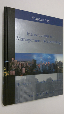 Charles T. Horngren : Introduction to Management Accounting