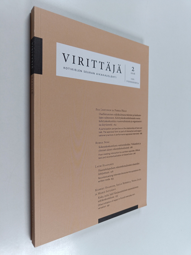 Virittäjä 2/2016