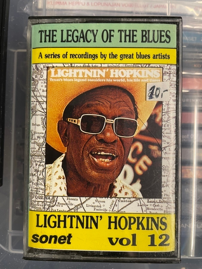 LIGHTNIN’ HOPKINS - The Legacy Of The Blues Vol. 12 c-kasett