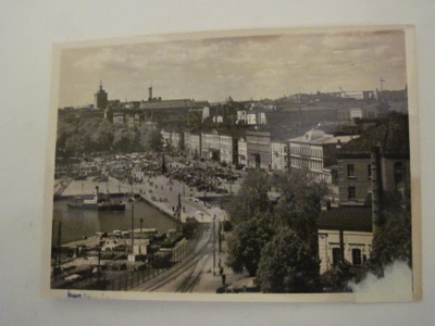 VANHA Postikortti Helsinki Rautatie 1930-luku