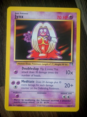 Pokemon kortti Jynx Legendary collection rare