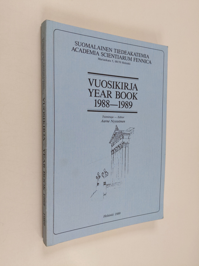 Suomalainen Tiedeakatemia. Academia Scientiarum Fennica. ...