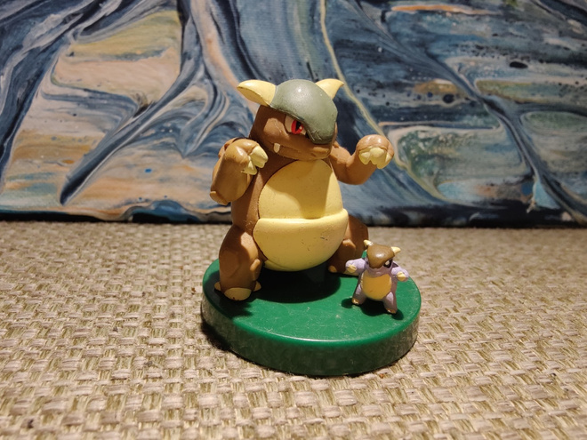 Pokemon Zukan Kangaskhan ja poikanen